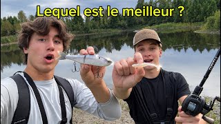 Gros leurre VS Petit leurre ! Dans cette étang privée! 