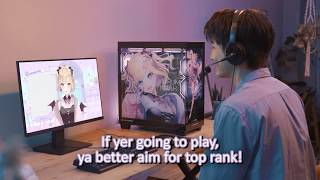Vspo! × GALLERIA Collab PC Commercial【Kurumi Noah Versions】Eng Subs