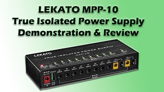 Video thumbnail for Lekato MPP-10 Power Supply Unboxing, Demo and Review #lekato #pedalpower #powersupply by Scott Wharton's Guitarnivore