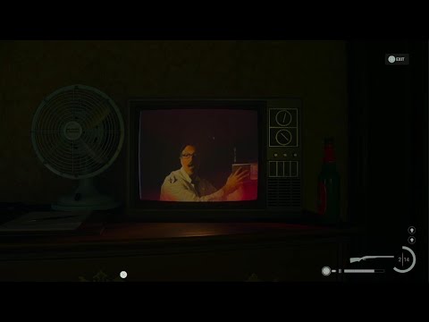 Alan Wake 2 - Dr Darling trying to communicate