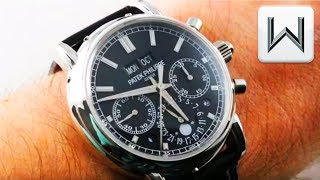 Patek Philippe 5204P Split Seconds Perpetual Calendar Chronograph  5204P-011 Luxury Watch Review