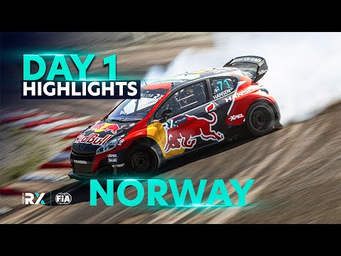 世界ラリークロス2023 ノルウェー（ヘル）Day1ハイライト動画