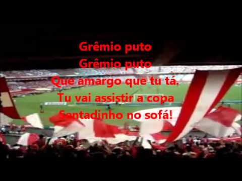 "Grêmio Puto" Barra: Guarda Popular &bull; Club: Internacional