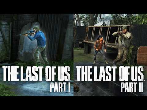 TLOU 2 Remastered vs TLOU 1 Remake | Physics and Details Comparison