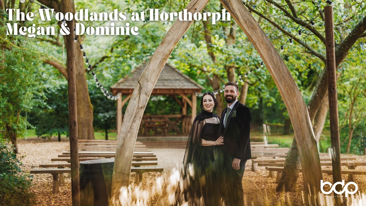 The Woodlands at Horthorph wedding photography and film