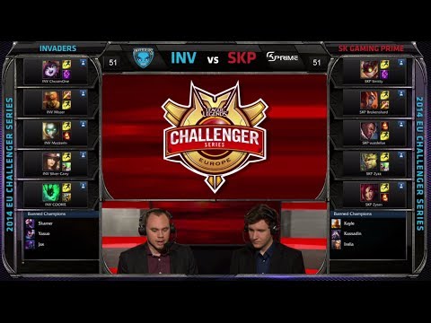 INVADERS vs SK Gaming Prime (w BrokenShard) | S4 EU Summer 2014 Challenger Series #2 Play-ins