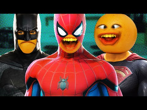 惱人的橙子--超級英雄故事會超級剪輯! (Annoying Orange - Superhero Storytime Supercut!)