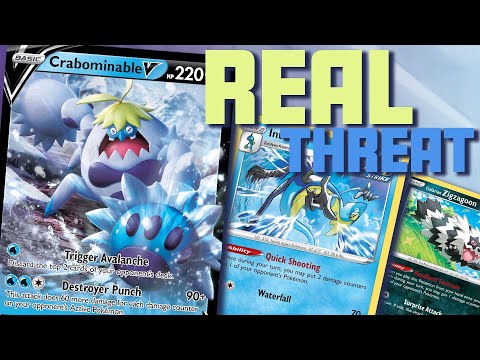 CRABOMINABLE V can OHKO VMAX's and trade quite effectively! [Pokemon TCG Online]