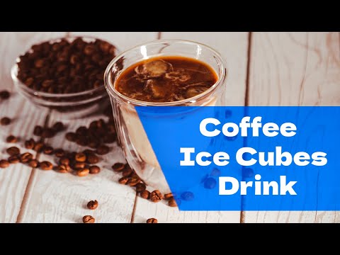 Coffee milk (Quick + Easy Recipe) / How to make Coffee Ice Cubes