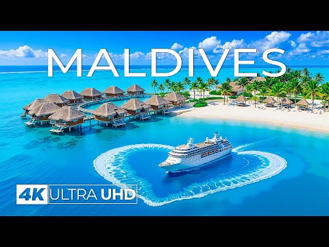 [4K] Maldives 2025 🇲🇻 Luxury Overwater Villas & Stunning Blue Ocean Views