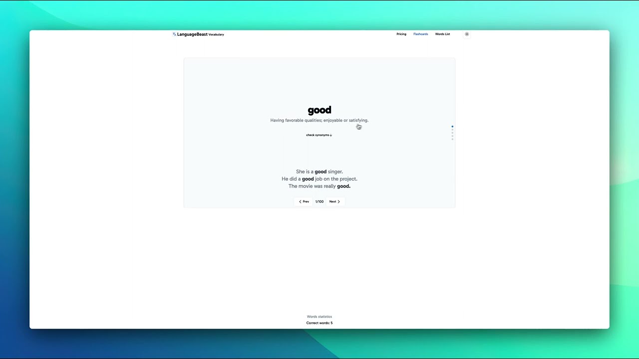 LanguageBeast demo video