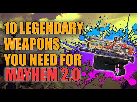 Borderlands 3 | 10 Legendary Weapons You Need For Mayhem 2.0