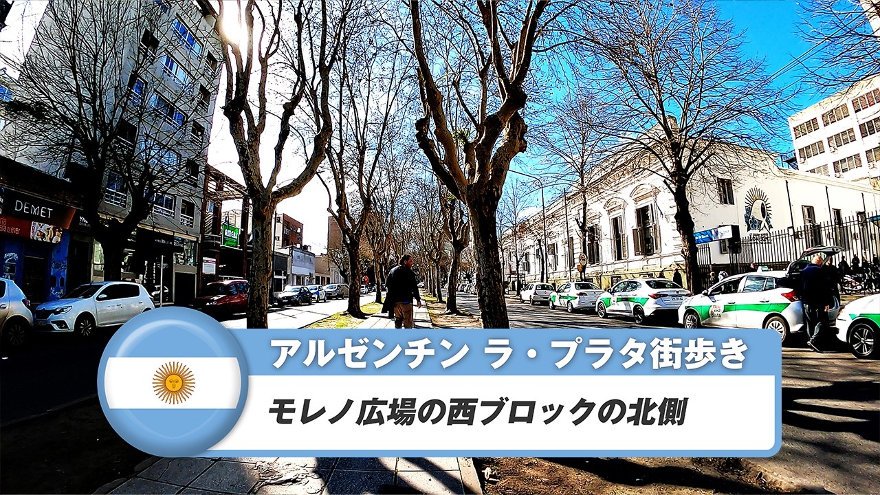 【アルゼンチン】ラ・プラタ⑧モレノ広場の西ブロックの北側