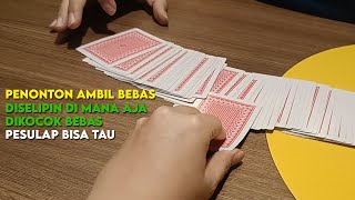 Download lagu MENEMUKAN KARTU YANG DIKOCOK - SULAP KARTU MUDAH - PENONTON YANG AMBIL DAN KOCOK BEBAS mp3