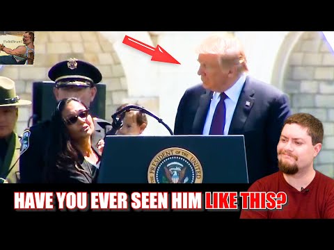 Trump gets EMOTIONAL when grieving wife takes over the stage