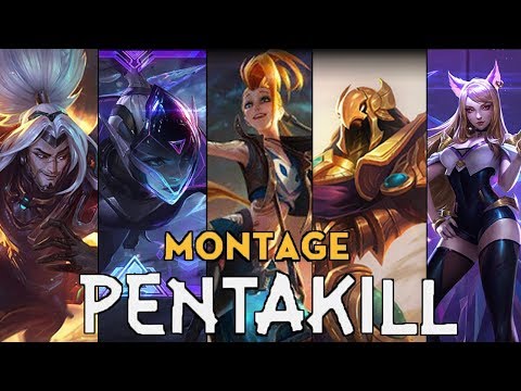 Pentakill Montage #61 ( Vayne, Azir, Jinx,.. ) | League Of Legends Mid