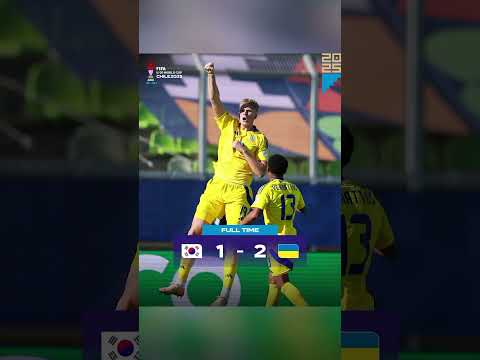 Ukraine defeated South Korea at the 1st game of FIFA U20 World Cup 2025 #fifaworldcup #u20 #football