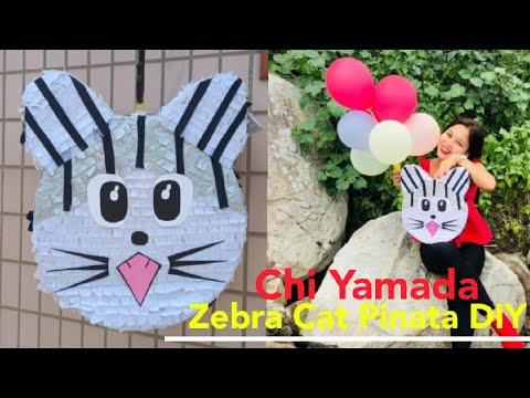 Chi Yamada Pinata DIY, Zebra Cat