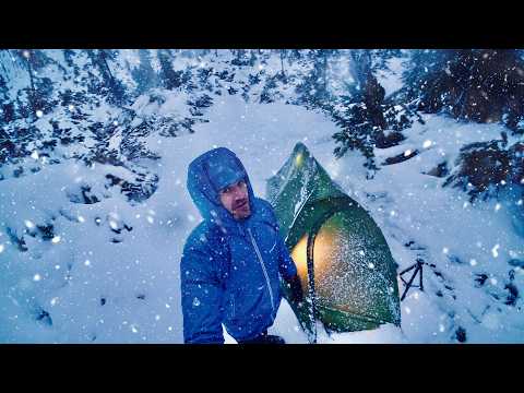 Sleeping outside - 3 DAYS in the SNOW