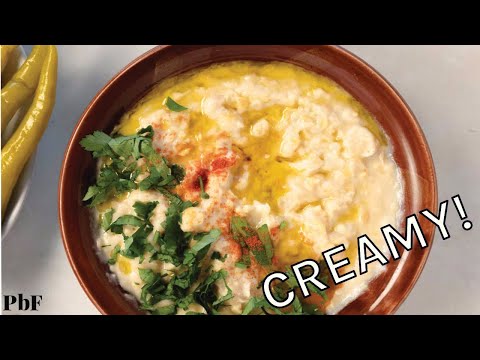 Creamy Chickpeas Breakfast From Lebanon Called Musabaha