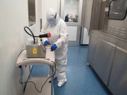 7 Retrieving air ideal and particle counters