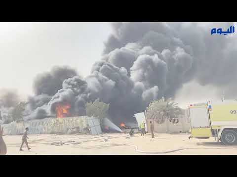 «مدني الدمام» يباشر حريق في مخلفات إطارات دون إصابات