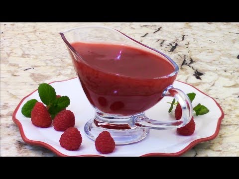 How to Make the Smoothest Raspberry Sauce - Dessert Topping 树莓酱做法