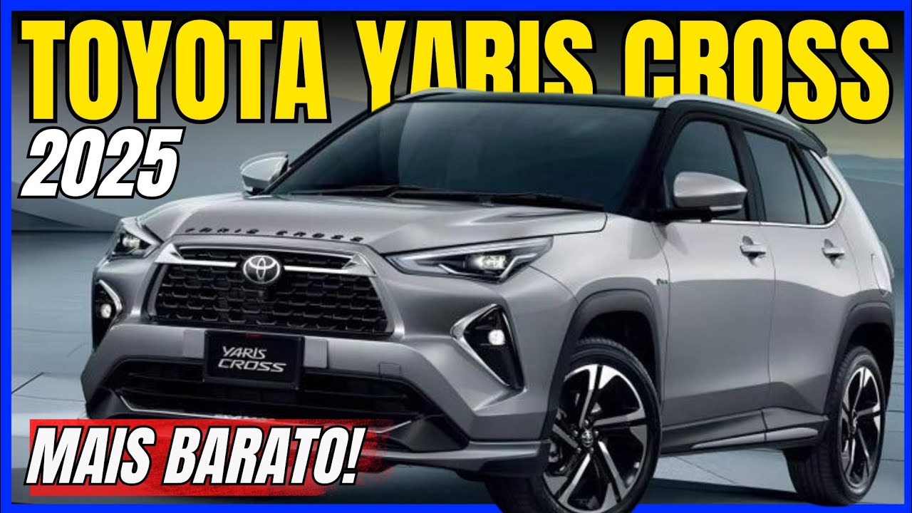 Toyota Yaris Cross chega em 2025 para ser híbrido mais barato do Brasil