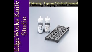 How to - FSK & Cheefarcuut Vitrified / Sintered Diamond stone lapping / flattening | Shapton Naoru