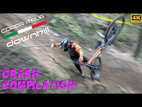 DOWNHILL 2022 - COPPA ITALIA # 1 Sestola | CRASH COMPILATION [4K UHD]