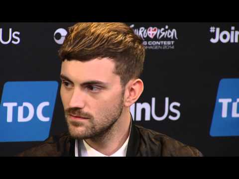 Eurovision 2014. Freaky Fortune & Riskykidd from Greece press meet and greet