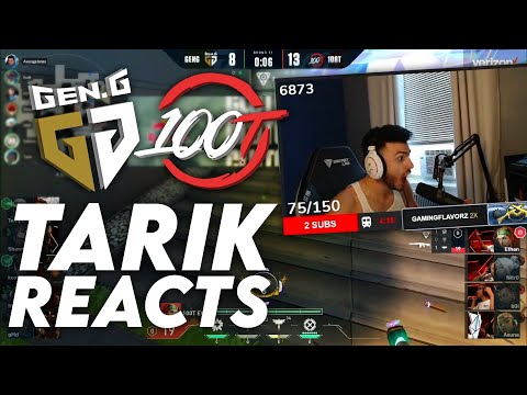 Tarik Reacts to 100T vs Gen.G | NA Valorant LCQ! (ft. 100T Steel, TSM Subroza & more...)