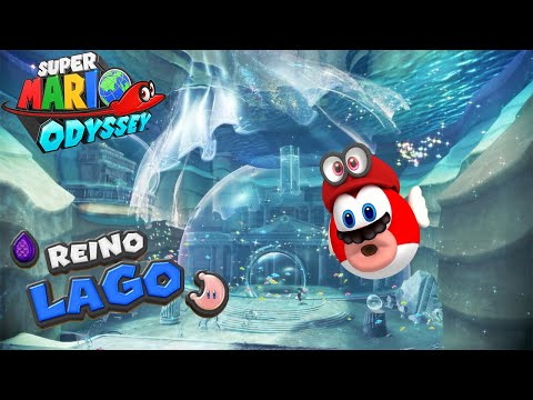 SUPER MARIO ODYSSEY | Guía TOTAL | Reino del Lago / Lake Kingdom | 🌛🌜💜🍇 | 【Gameplay】