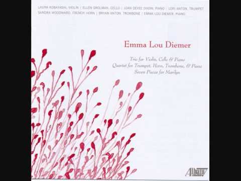 EMMA LOU DIEMER: Quartet for Trumpet, Horn, Trombone and Piano (2001)