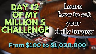 🎲 The Power of Planning: Day 12 Roulette Strategy & Spreadsheet Hacks! 📊🚀