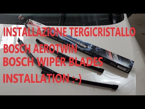 Wiper replacement - Bosch Aerotwin series A -