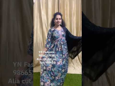 Latest Alia Cut 3pc set #ynfashions #youtubeshorts #shorts #ytshorts #arifa brand