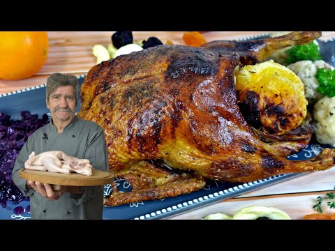 Knuspriges Mecklenburger Enten Rezept im Backofen zubereiten