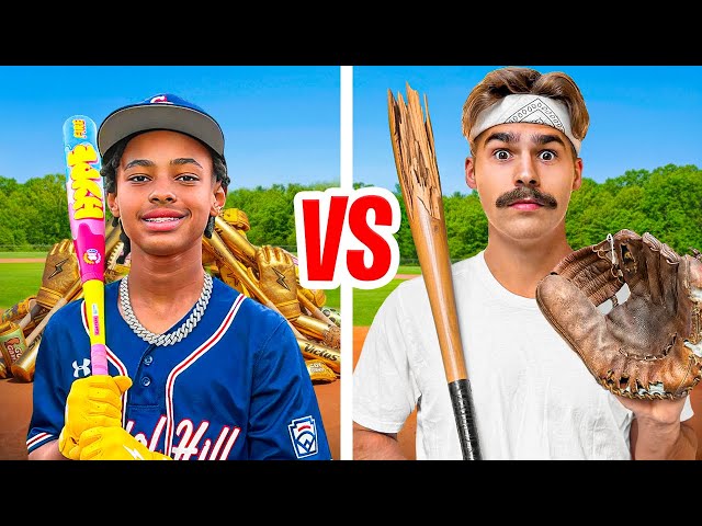 Little Leaguer with $10,000 Gear VS Adult with $10 Gear SDDEFAULT Thumbnail
