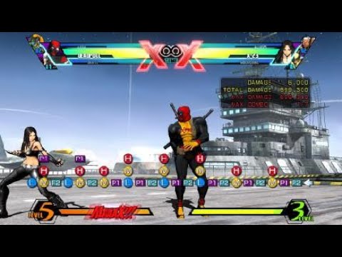 UMvC3 Deadpool Corner 699K 2 Bar BnB