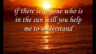 Joseph Arthur - In the Sun (with lyrics)