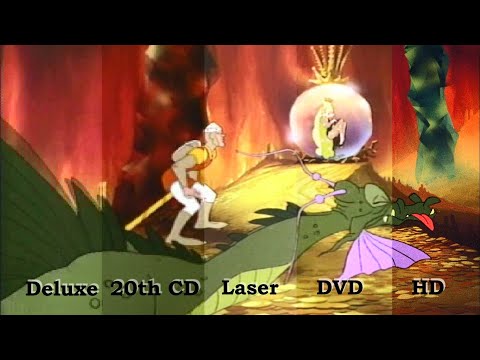 DRAGON'S LAIR GRAPHICS EVOLUTION