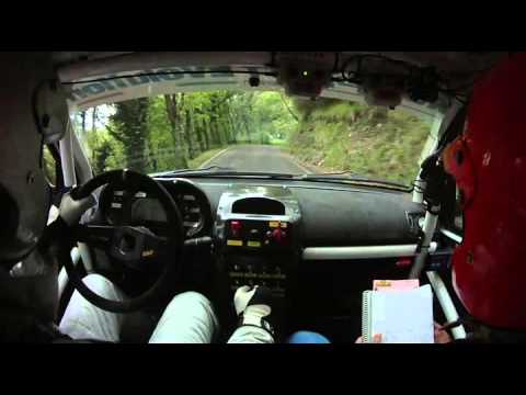 Cameracar Crash Rally Appennino Ligure 2014 Cattalano Capilli Clio RS N3   PS 2