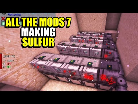 Ep153 Making Sulfur - Minecraft All The Mods 7 Modpack