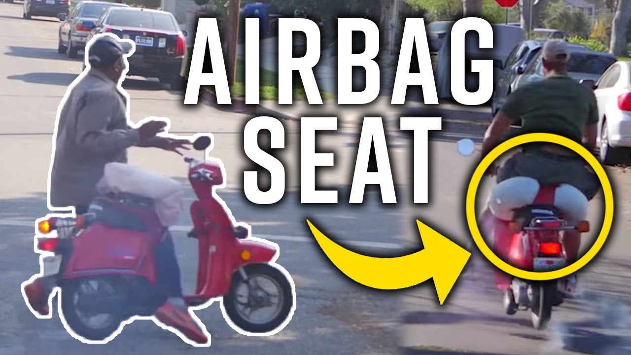 You Won't Believe This Bait Moped Prank