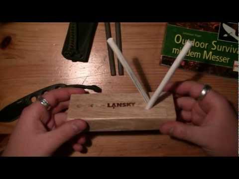 Lansky Deluxe V-Sharpener / Böker Plus "Fitz" / Outdoor Survival mit dem Messer
