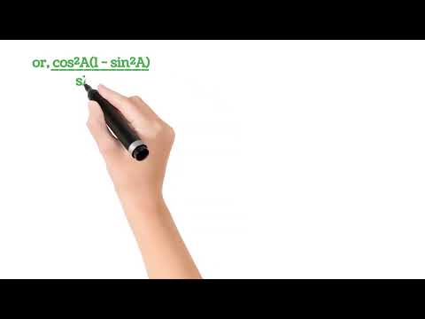If cotA + cosA = p and cotA - cosA = p, prove that p²-q² = 4√pq