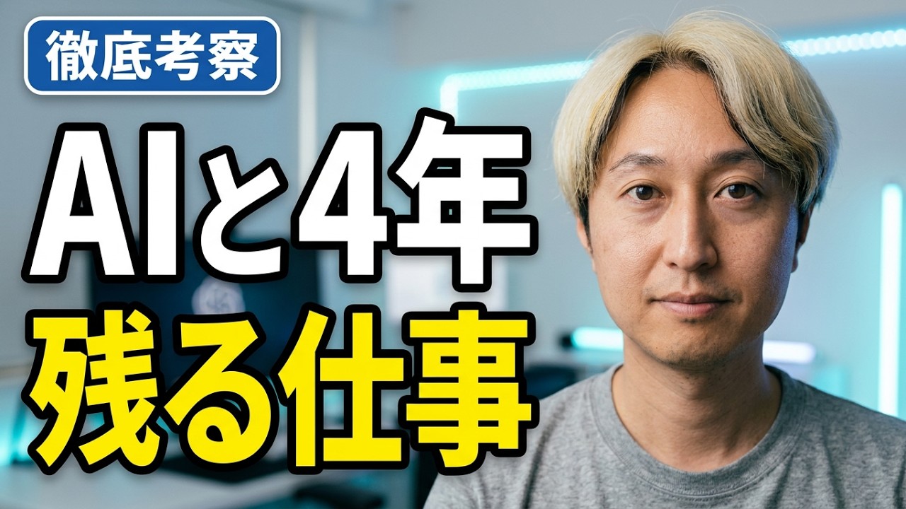 AIが進化した4年間、自分の仕事は何が変わったか