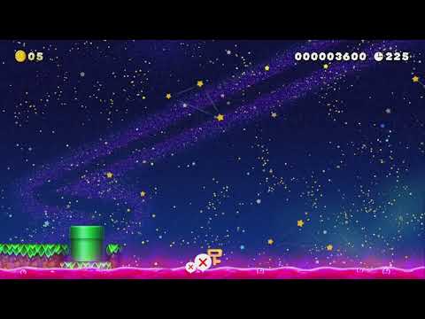 Mario's Midnight Moon Rush by JoshMagic - Super Mario Maker 2 - No Commentary 1bt