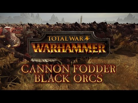 Total War: Warhammer - Cannon Fodder: Zombie Horde vs Black Orcs!